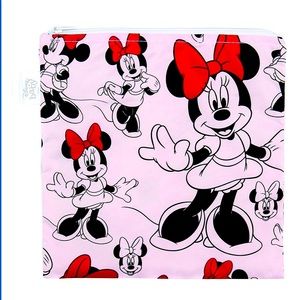 Snack, Disney Reusable, Washable, Food Safe, BPA Free, Minnie Mouse, 7 x 7